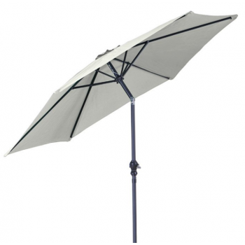 Ombrellone rotondo Ø 3 m ecru in metallo