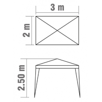 Pavillon Folding 3x2