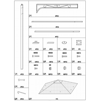 Pavillon Folding 3x2
