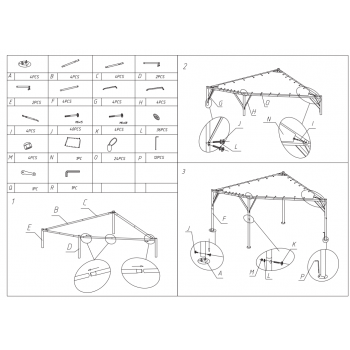 Pavillon Folding 3x2