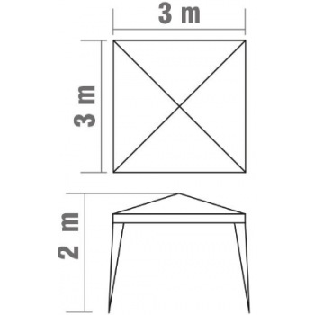 Pavillon Folding 3x2