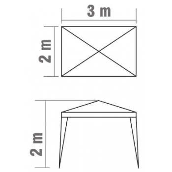 Pavillon Folding 3x2