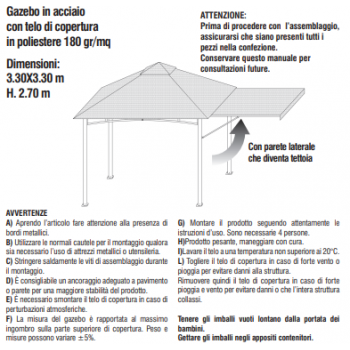 Pavillon Folding 3x2