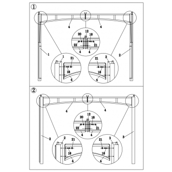 Pavillon Folding 3x2