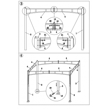 Pavillon Folding 3x2