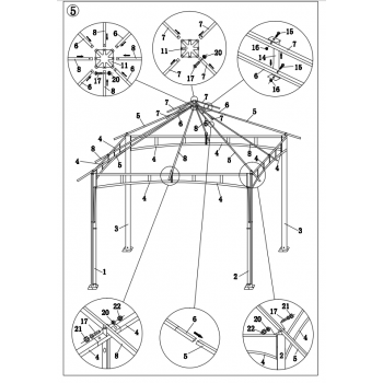 Pavillon Folding 3x2