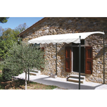 Gazebo Pergola 3x2 m Bianco in metallo