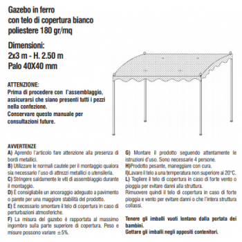 Pavillon Folding 3x2