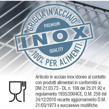 Barbecue a carbonella in acciaio con carrello e ripiano laterale