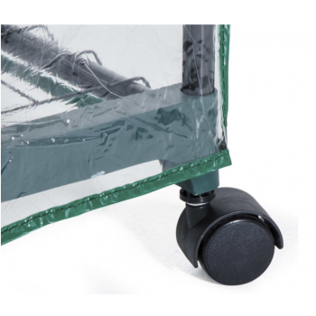 Serra 3 ripiani in metallo con ruote