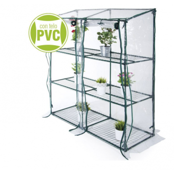 Serra rettangolare 3 ripiani in metallo