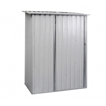 Deposito attrezzi in lamiera grigio chiaro