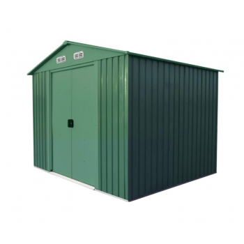 Box casetta in metallo verde