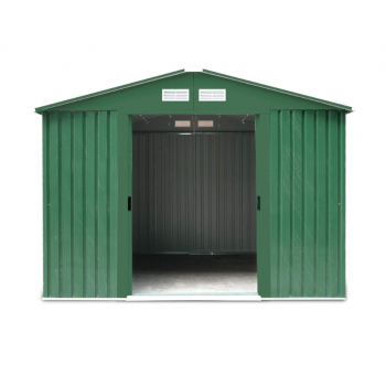 Box casetta in metallo verde