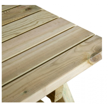 Tavolo Pic Nic con panche in legno impregnato