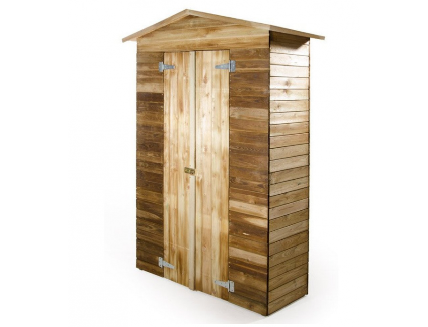 Armadio ripostiglio multiuso 135x61 cm in legno impregnato