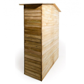 Armadio ripostiglio multiuso 135x61 cm in legno impregnato