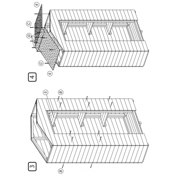 Armadio ripostiglio multiuso 135x61 cm in legno impregnato
