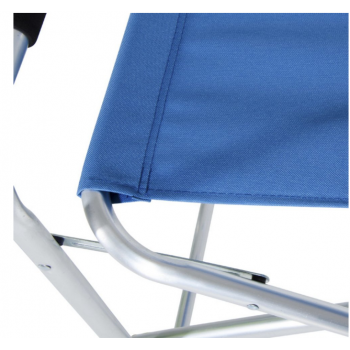 Poltrona Regista pieghevole Blu in alluminio