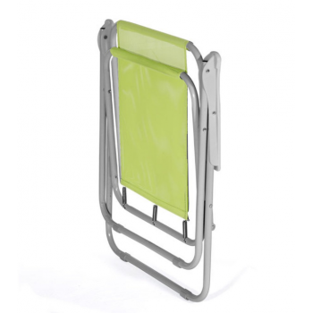 Poltrona Lanzarote pieghevole Verde in metallo