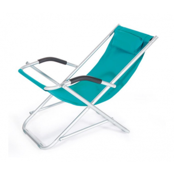 Sedia sdraio Formentera Celeste in alluminio