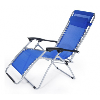 Poltrona sdraio Ibiza Blu in metallo