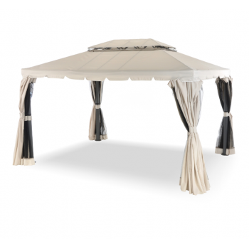 Gazebo Spagna 4x3 m in alluminio e ferro