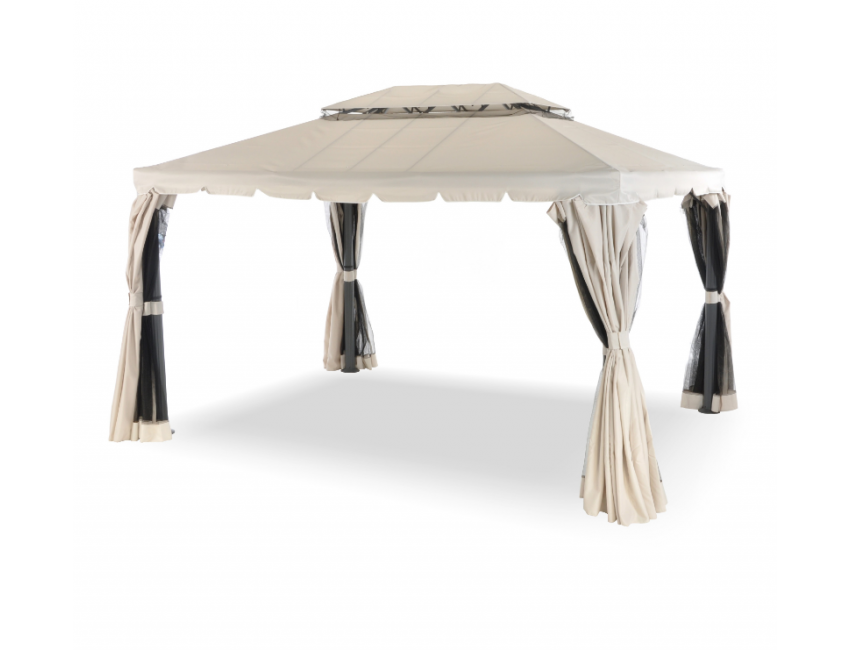 Gazebo Spagna 4x3 m in alluminio e ferro