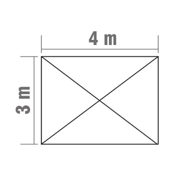 Gazebo Spagna 4x3 m in alluminio e ferro