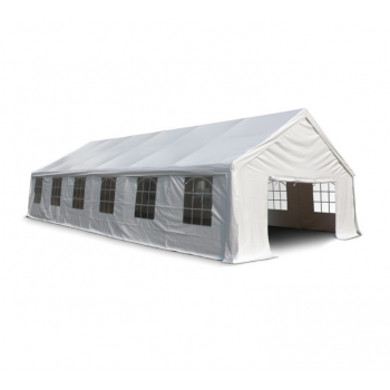 Gazebo tendone 10x4 m in PVC impermeabile con struttura in ferro