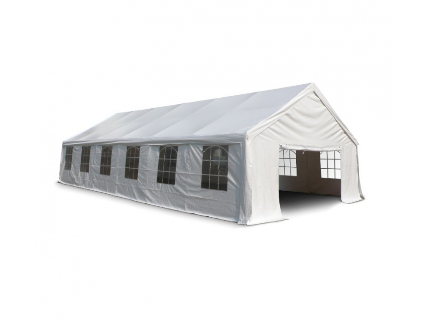 GAZEBO TENDONE PVC IMPERMEABILE CON FINESTRE STRUTTURA IN FERRO ESTERNO