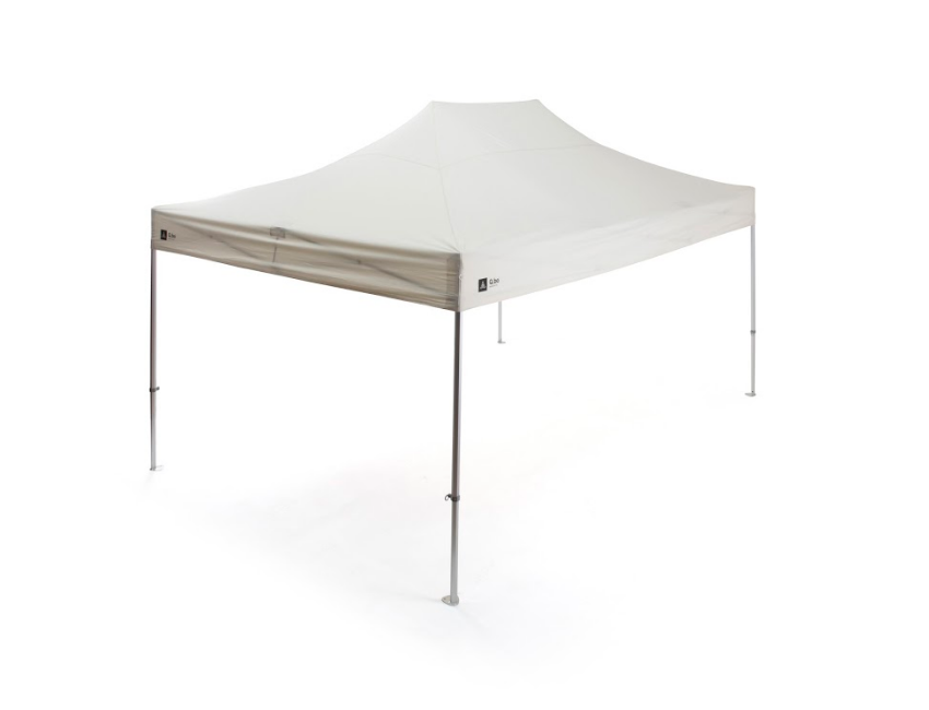 Gazebo Matik 4,5x3 m bianco in alluminio