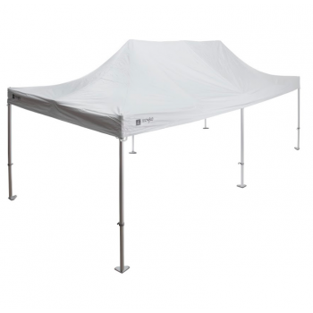 Gazebo Tecniko 6x3 m bianco in alluminio