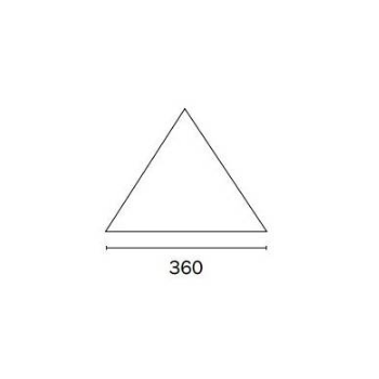 Vela Shade triangolare 3.6 m ecru