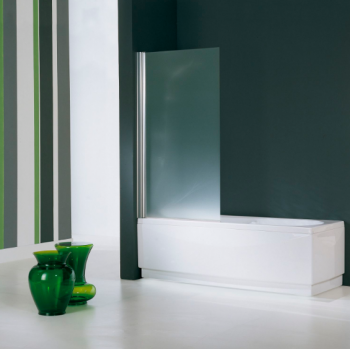 Novellini parete sopravasca Kuadra 3V con un'anta fissa ed una girevole a 180°