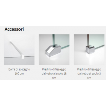 Novellini Box Doccia 70x70 cm Zephyros A con apertura angolare a due ante scorrevoli