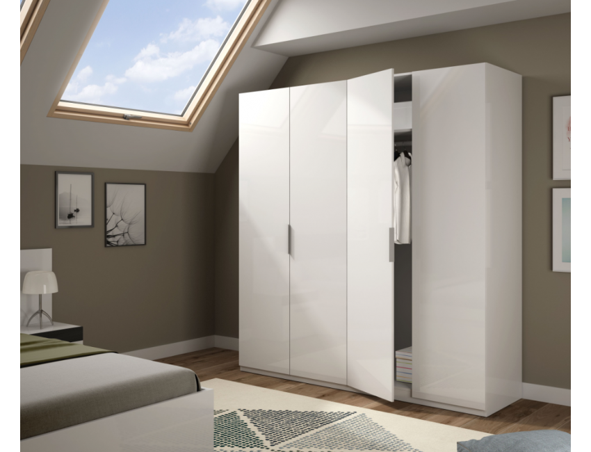 Settimino 45 cm bianco frassinato