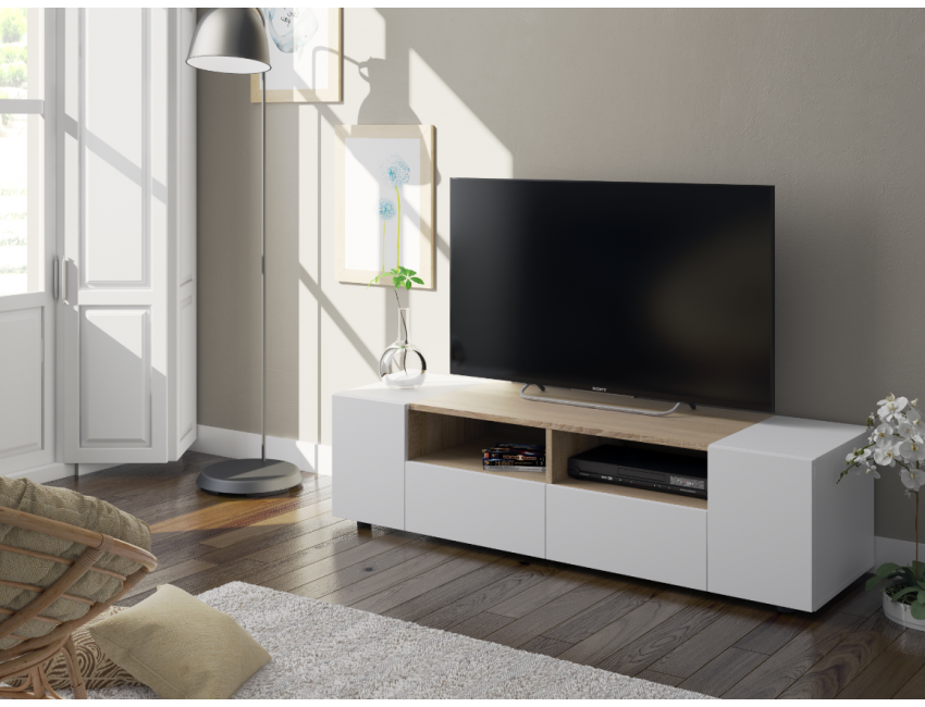 Settimino 45 cm bianco frassinato