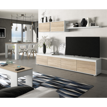 Settimino 45 cm bianco frassinato