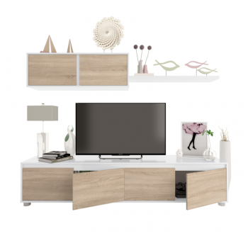 Settimino 45 cm bianco frassinato