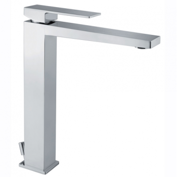 Miscelatore lavabo con scarico automatico Fiore Kube 100CR8515