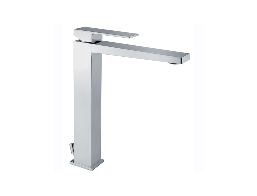 Miscelatore lavabo con scarico automatico Fiore Kube 100CR8515