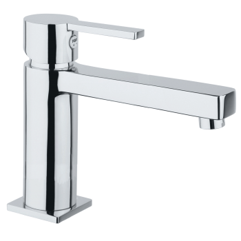 Miscelatore lavabo con bocca lunga e scarico automatico Fiore Katana 77CR7529