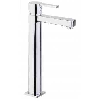 Miscelatore lavabo con canna alta e scarico automatico Fiore Katana 77CR7524