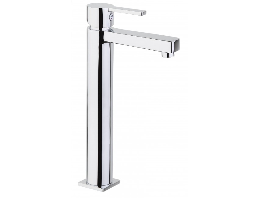 Miscelatore lavabo con canna alta e scarico automatico Fiore Katana 77CR7524