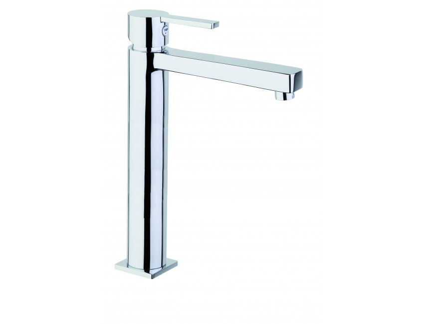 Miscelatore lavabo con bocca lunga e scarico automatico Fiore Katana 77CR7525