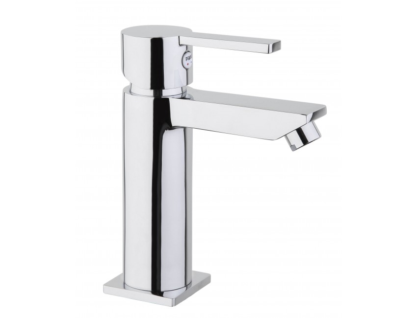 Waschtisch-Einhebelmischer mit automatischer Ablaufgarnitur Fiore Katana 77CR7520