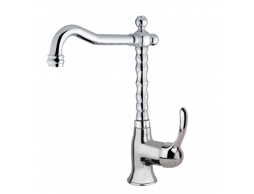 Miscelatore lavabo con canna antica senza scarico  Fiore Jafar 47CR5225