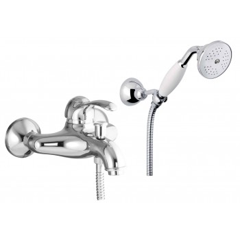 Mischer bidet mit antikem Auslauf und automatischer Ablaufgarnitur Fiore Jafar 47CR5314