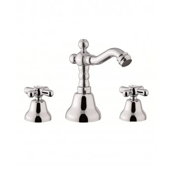 3-Loch Batterie bidet mit automatischer Ablaufgarnitur Fiore Margot 26CR0638